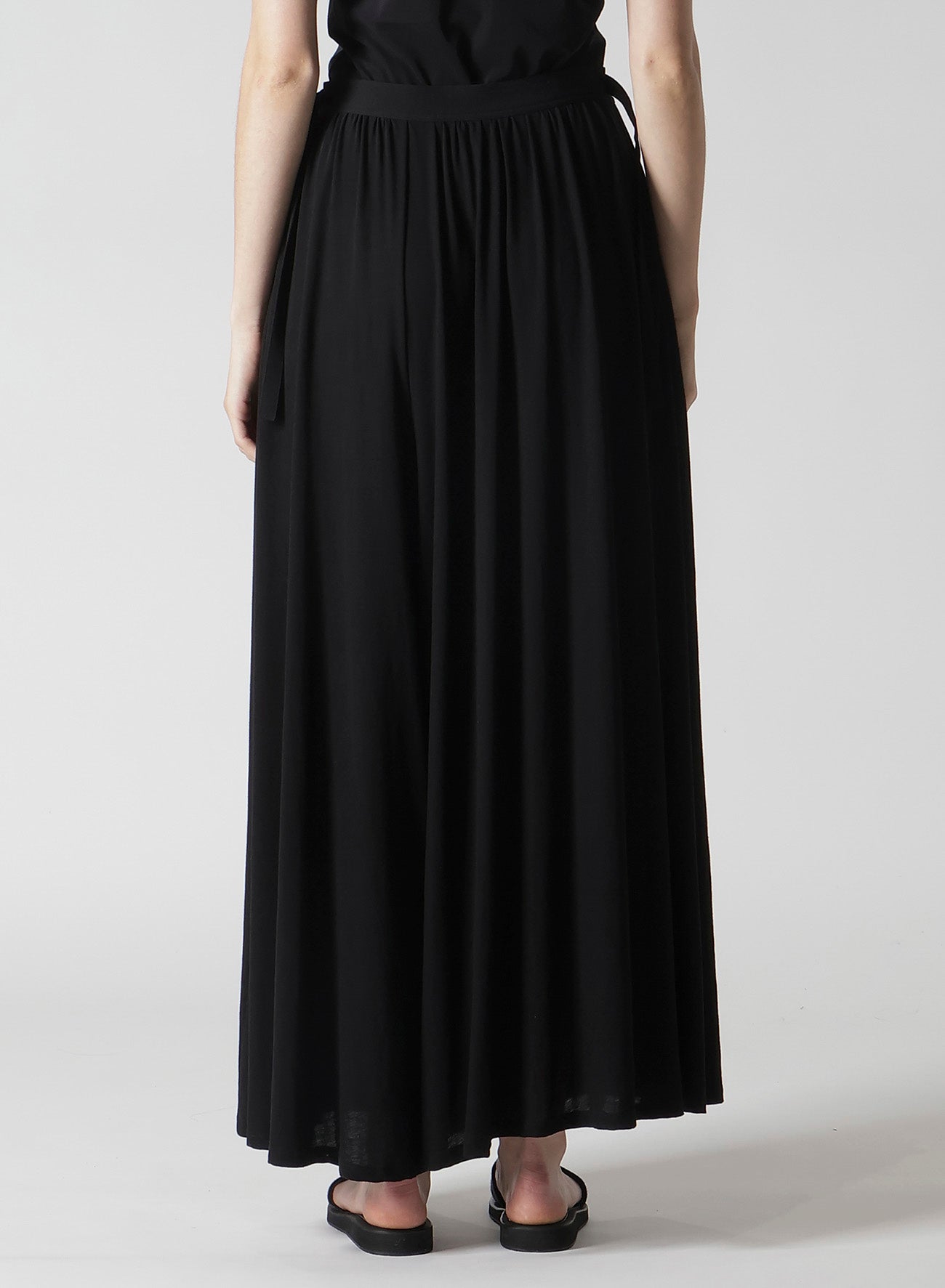 Soft Cotton Single Jersey Skirt with Gathered Waist - Comfortable & Stylish Women's Midi Skirt for Casual Wear, Work, and Summer Outfits