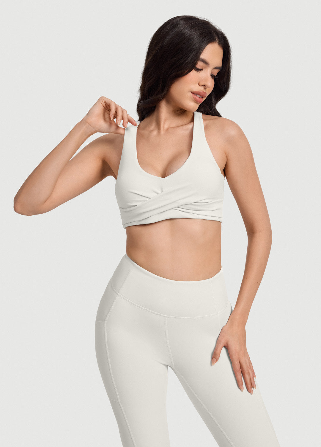 Double Strap Sculpt Top for Women - Sexy Bodycon Crop Top for Night Out & Party | Fashionable Workout & Gym Wear