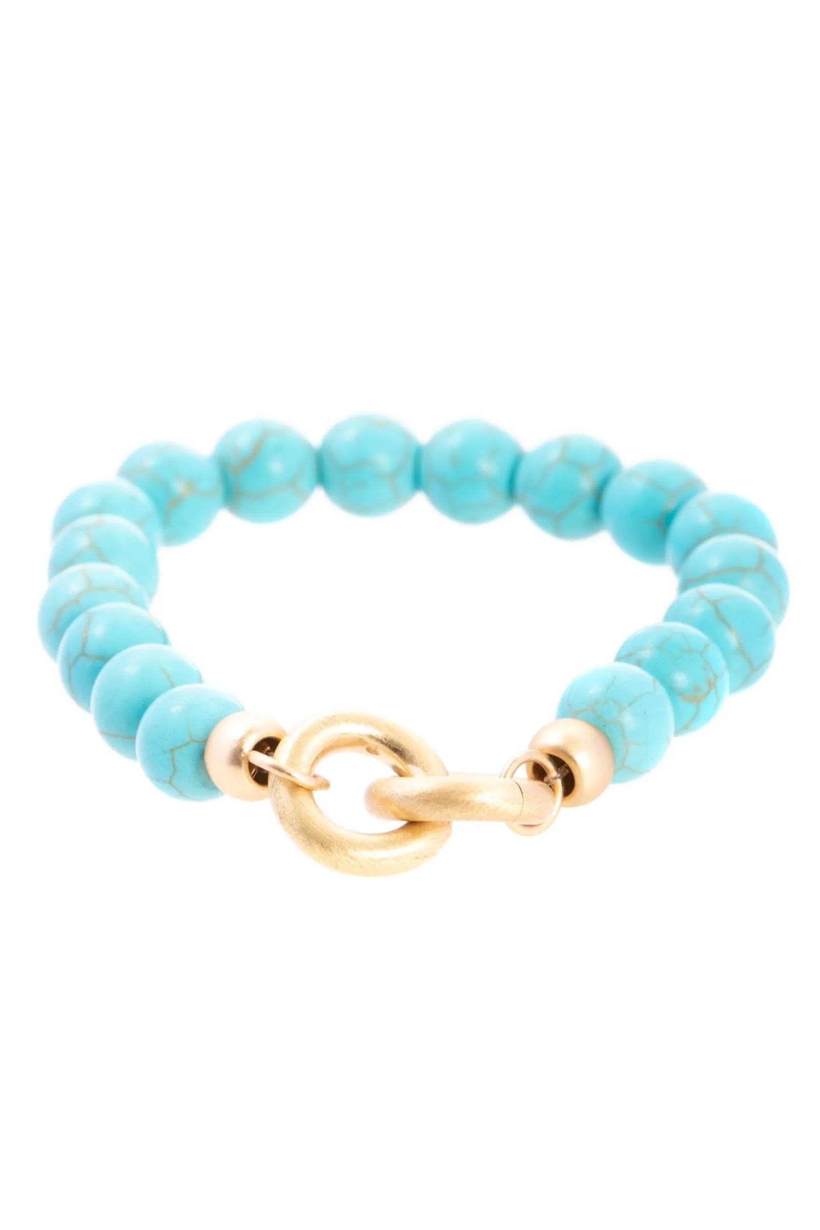 Pearl Stone Stretch Bracelet Set for Women - Natural Gemstone Beaded Elastic Bracelets - Boho Chic Jewelry for Everyday Wear, Yoga & Meditation
