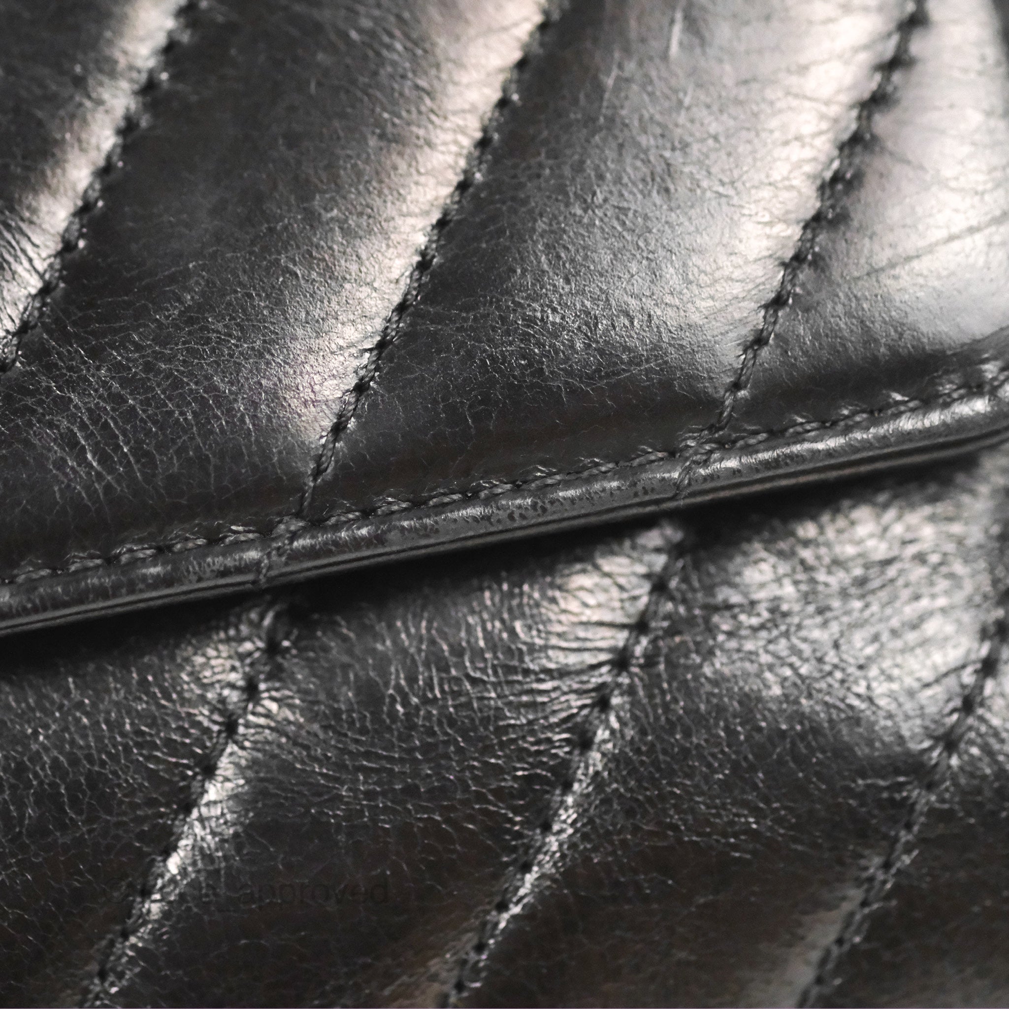 Chanel Chevron Small Coco Handle Bag - Black Shiny Aged Calfskin with Aged Gold Hardware | Luxury Crossbody Purse for Women, Perfect for Evening Parties & Date Nights