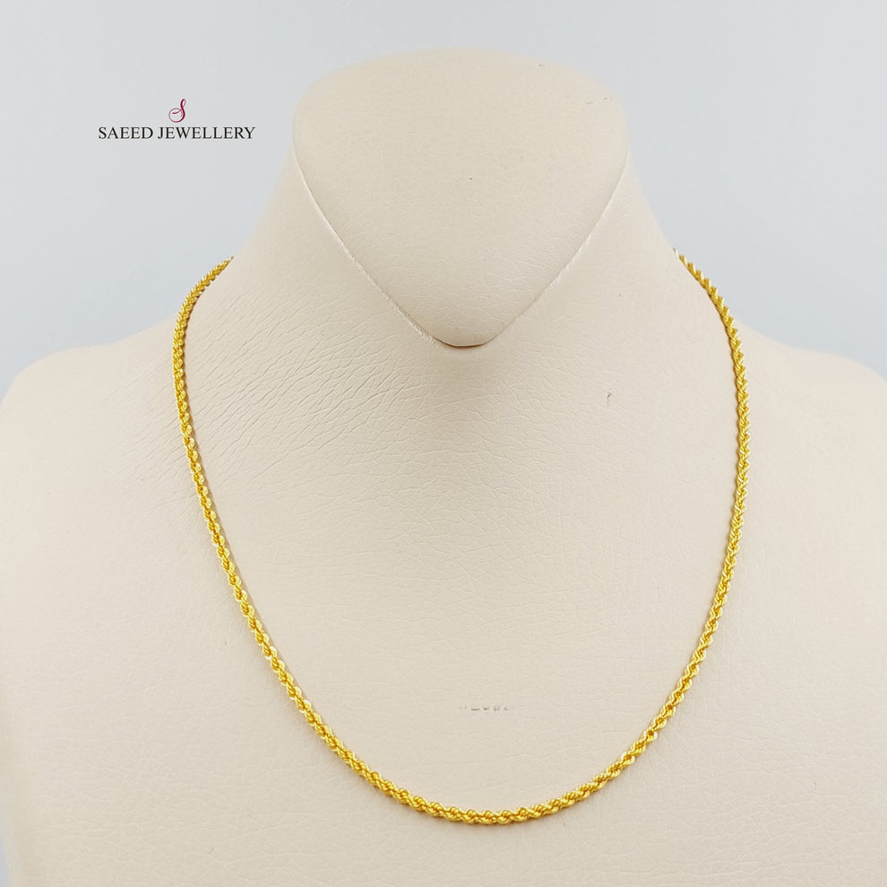 40cm Thin Rope Chain Necklace for Women - Dainty Gold Silver Stainless Steel Jewelry - Perfect for Layering, Everyday Wear & Gift Giving