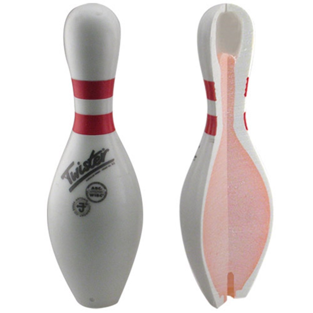 Bowlerstore Premium Twister Bowling Pins - Set of 10 for Professional & Home Bowling Alley | Perfect for Parties, Training & Family Game Nights