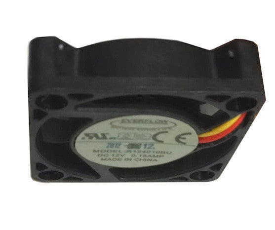 Everflow 40x40x10mm Ultra High Speed Dual Ball Bearing 3 Pin Cooling Fan R124010BU - Perfect for PC Cooling, Electronics, and DIY Projects