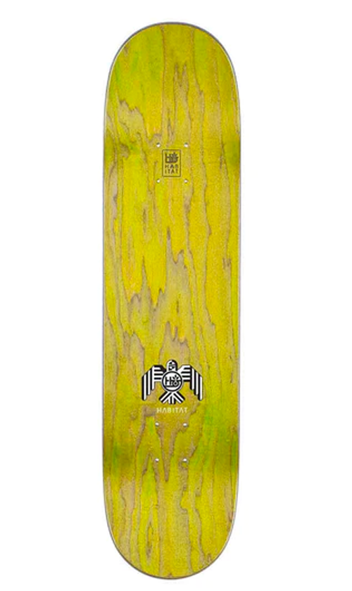 Premium 7.75 Inch Green Skateboard Deck - Habitat Insecta Series | Perfect for Street Skating, Tricks & Urban Commuting