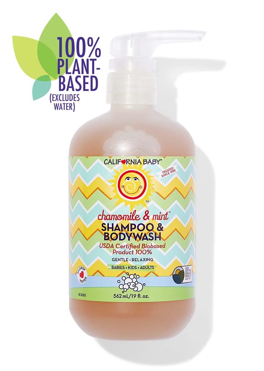 Chamomile & Mint™ Shampoo & Body Wash - Gentle Cleansing for Hair & Skin - Perfect for Sensitive Skin & Relaxing Bath Time