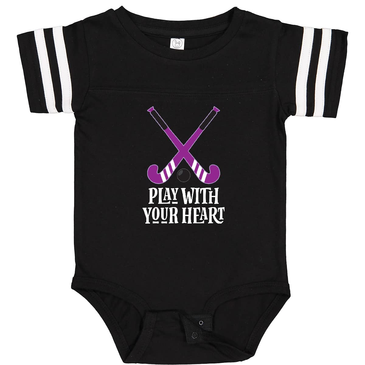 Inktastic Field Hockey Player Coach Team Baby Bodysuit - Soft Cotton Infant Onesie for Sports Fans & Team Spirit - Perfect for Game Days, Practice & Fan Events