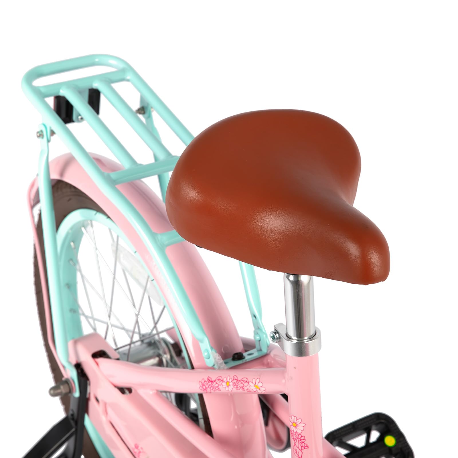 JOYSTAR 14 Inch Girls Bike with Training Wheels - Pink Princess Toddler Bicycle for 3-5 Year Old Girls | Perfect for Outdoor Play, Park Rides & Learning to Cycle