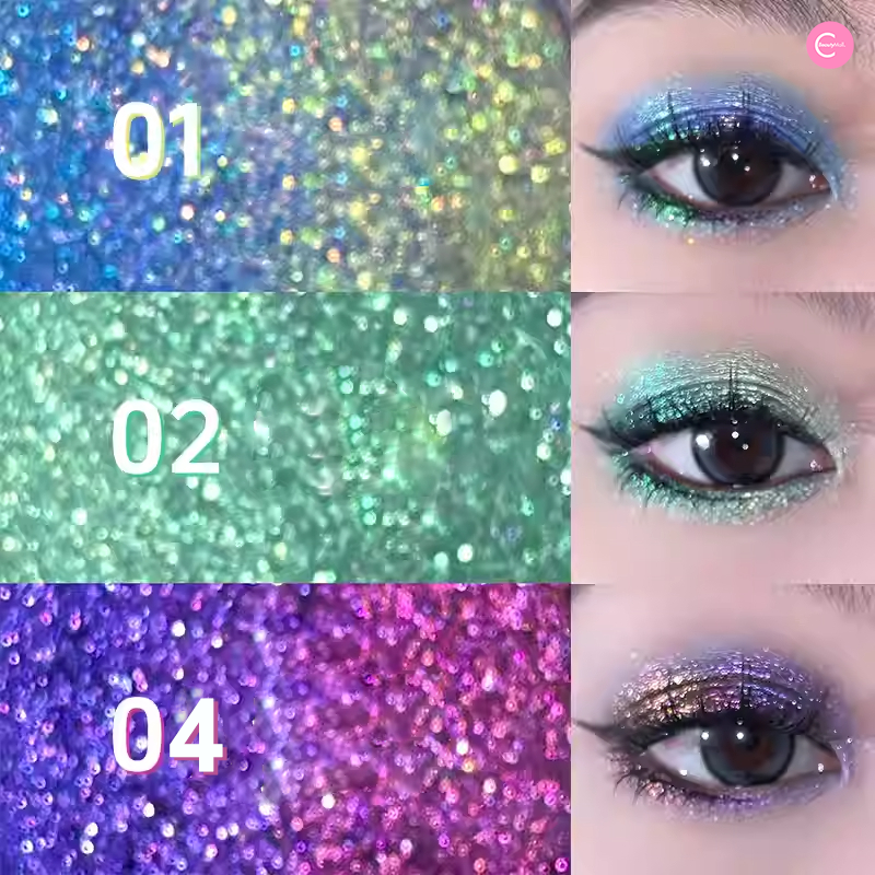 CHARMACY Multichrome Eyeshadow & Highlighter - Gradient Shimmer Makeup for Day & Night Glam Looks - Perfect for Parties, Date Nights, and Special Occasions