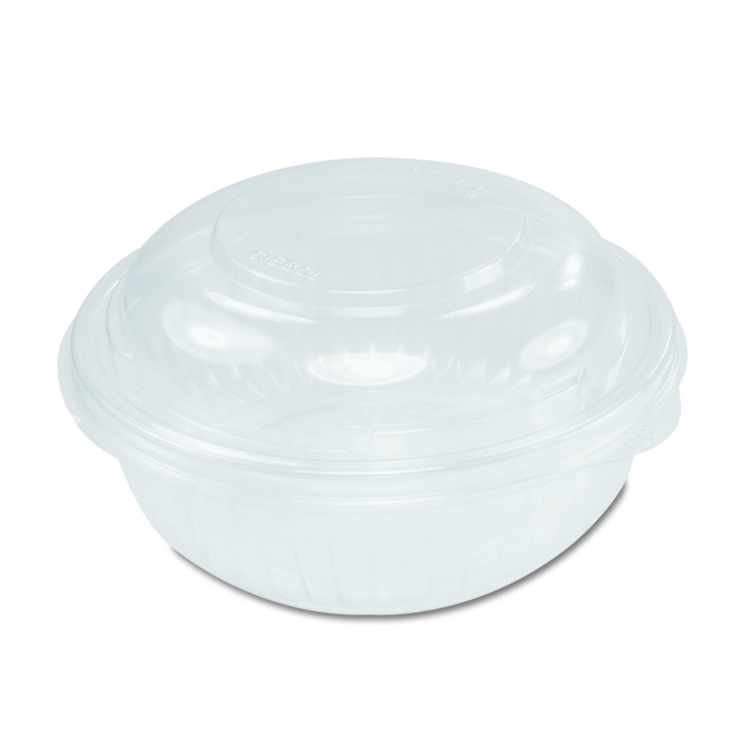 Dart C16BCD 16 oz Clear OPS Bowl with Dome Lid - Case of 252 Bowls with Lids - Perfect for Takeout, Catering, and Food Storage