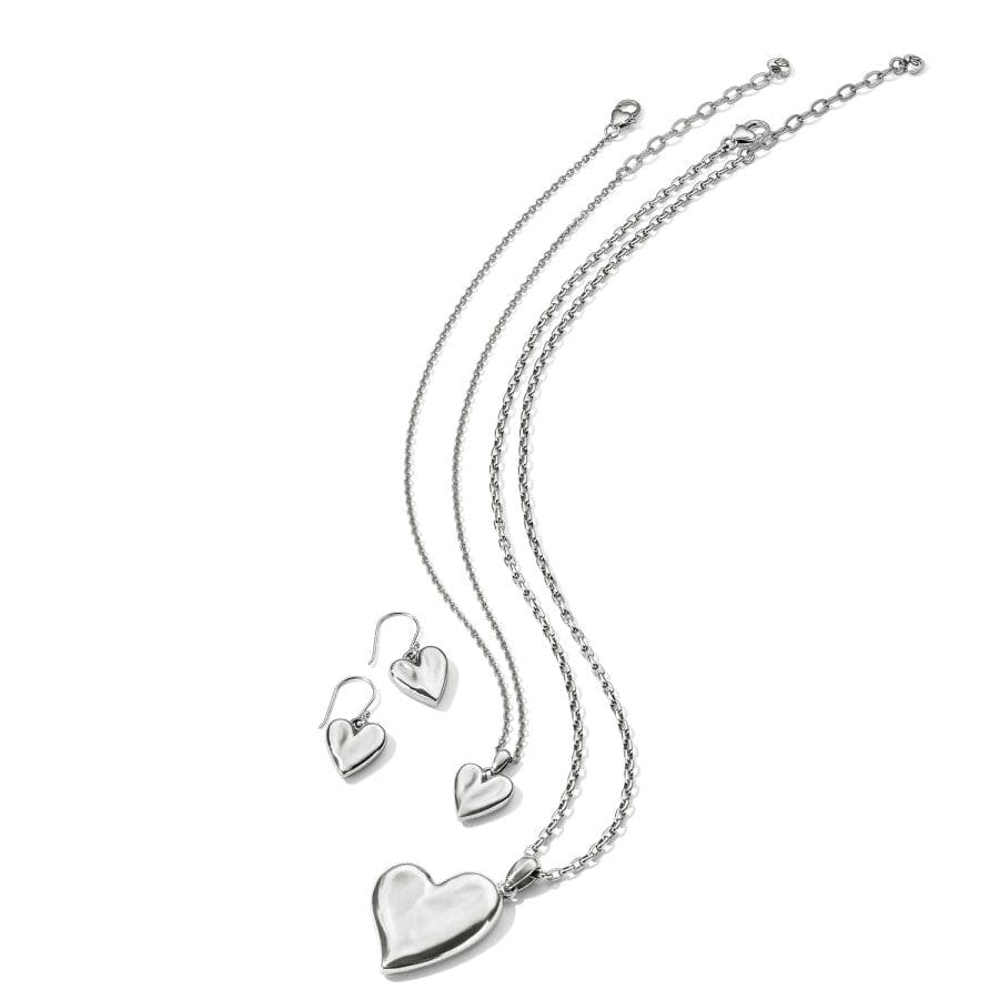 Elegant Cascade Heart Petite Necklace - Dainty Gold/Silver Layered Pendant Jewelry for Women | Perfect for Valentine's Day, Anniversary Gifts & Everyday Wear