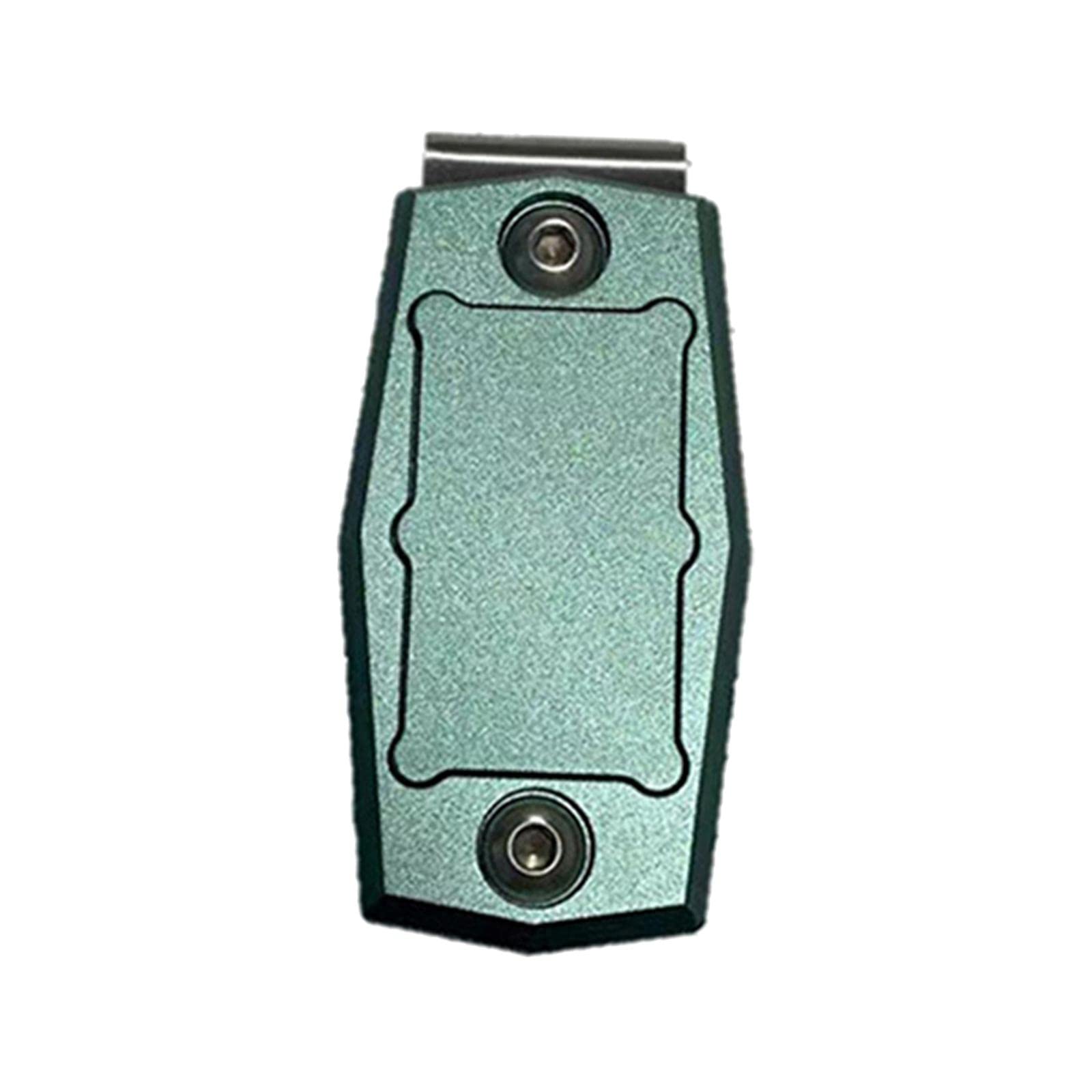 Rockible Magnetic Chalk Belt Clip - Billiard Chalk Holder Case with Strong Magnet - Practical Pool Accessory for Players (Green) | Perfect for Snooker, 8-Ball & 9-Ball Games