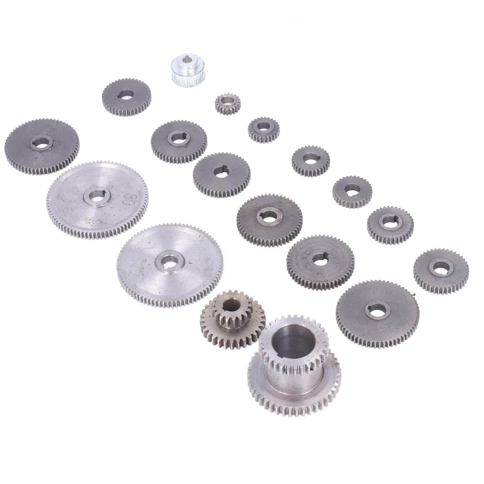 Metal Gear Kit - Mini Gears Set for CJ0618 Lathe Cutting Machine | Multiple Sizes | Replacement Parts for Metalworking & DIY Projects