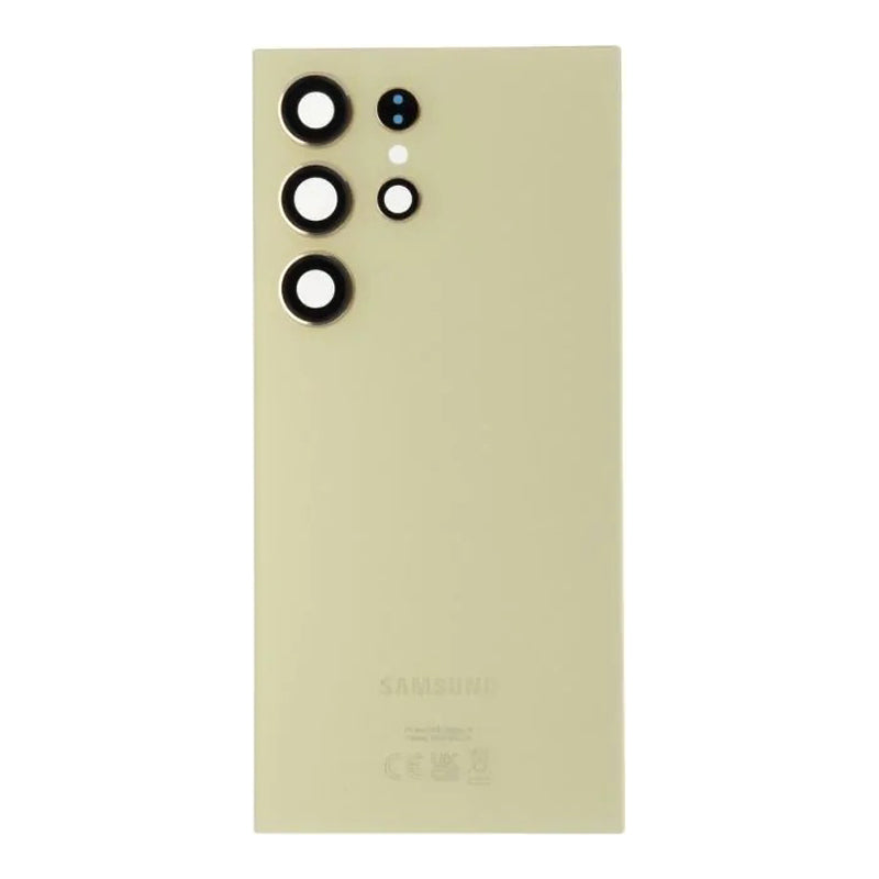 Samsung Galaxy S24 Ultra Back Glass Replacement with Camera Lens Cover - Premium Rear Panel Repair Part for Smartphone Protection | Perfect for DIY Fixes & Phone Restoration Projects