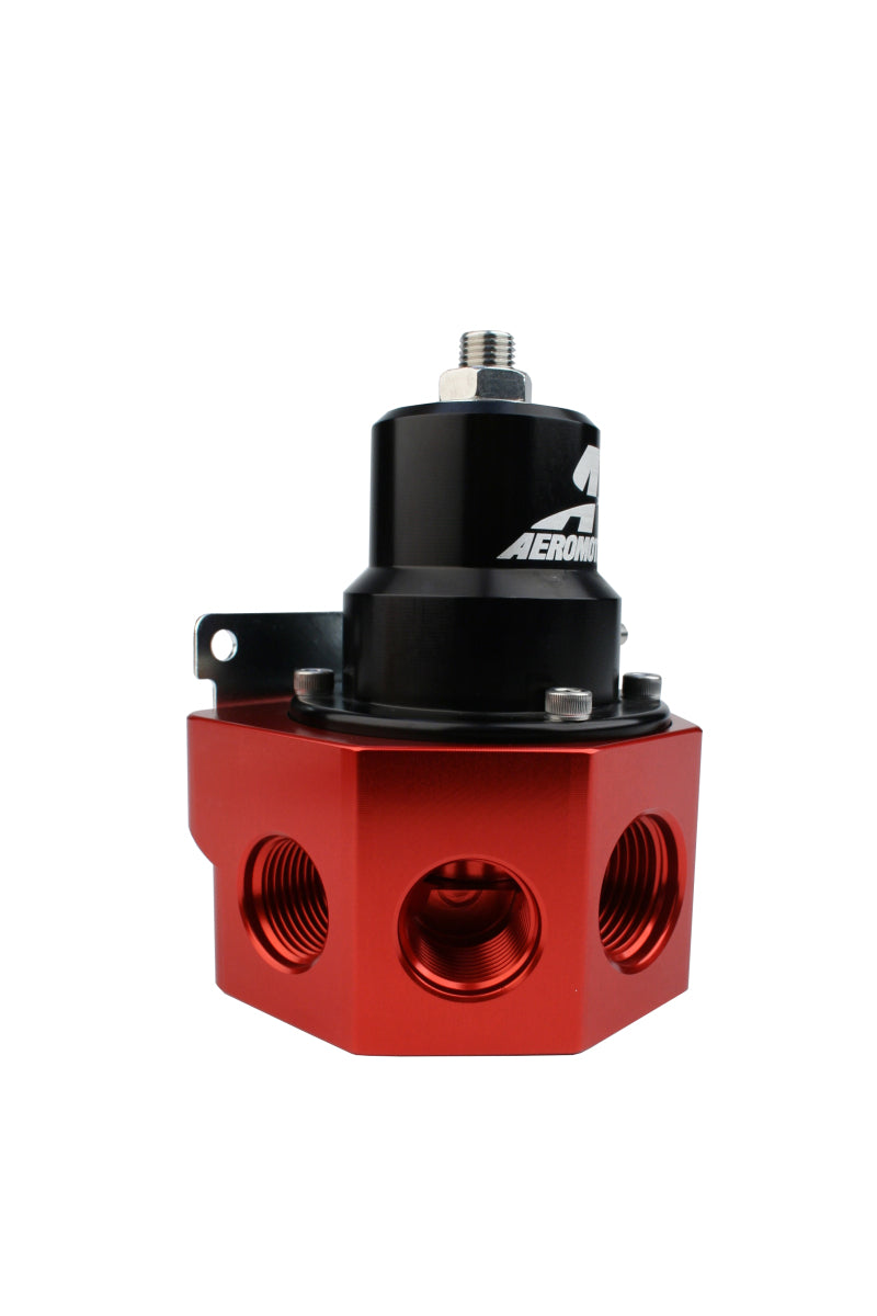 Aeromotive A2000 Carbureted Bypass Fuel Pressure Regulator - 4 Port Design for High-Performance Engines & Racing Applications