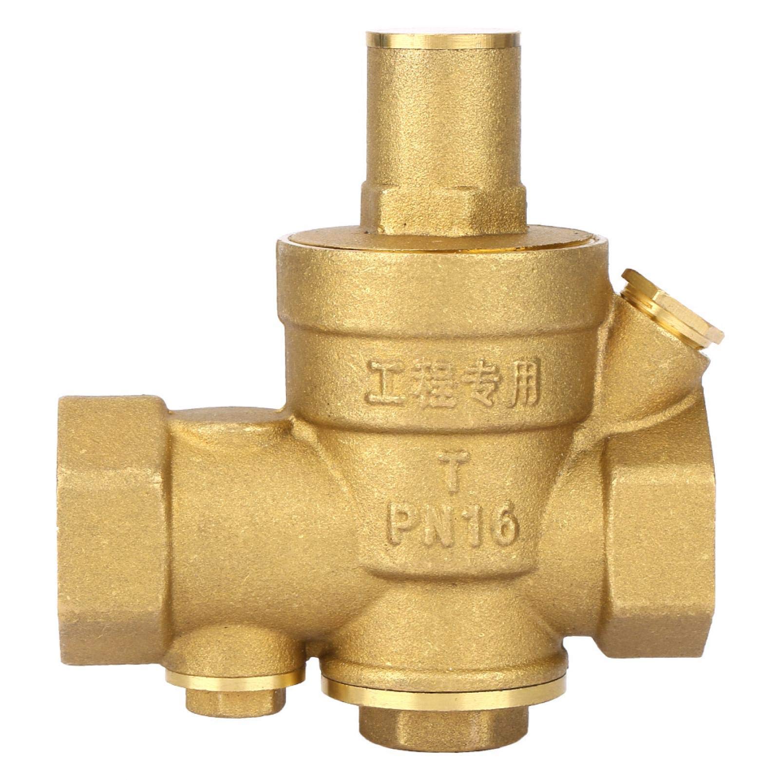 DN20 Double External Teeth Pressure Regulator Valve - Piston Structure Pressure Reducing Valve for Water Pipe Systems | Ideal for Industrial, Plumbing & Hydraulic Applications