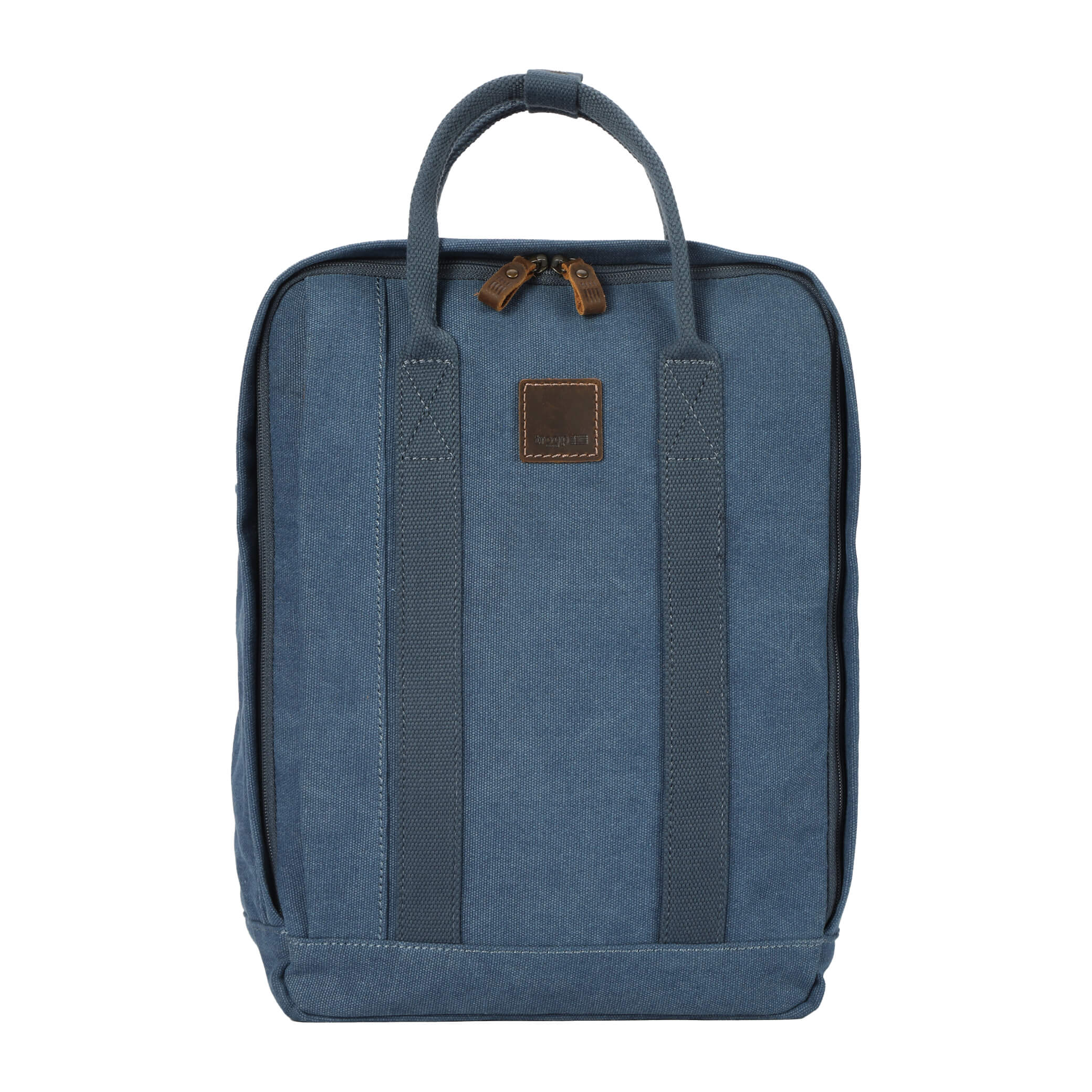 TRP0549 Troop London Classic Canvas Daypack - Durable Unisex Backpack for Travel, School & Work | Water-Resistant Daypack for Commuting, Hiking & College Campus Use