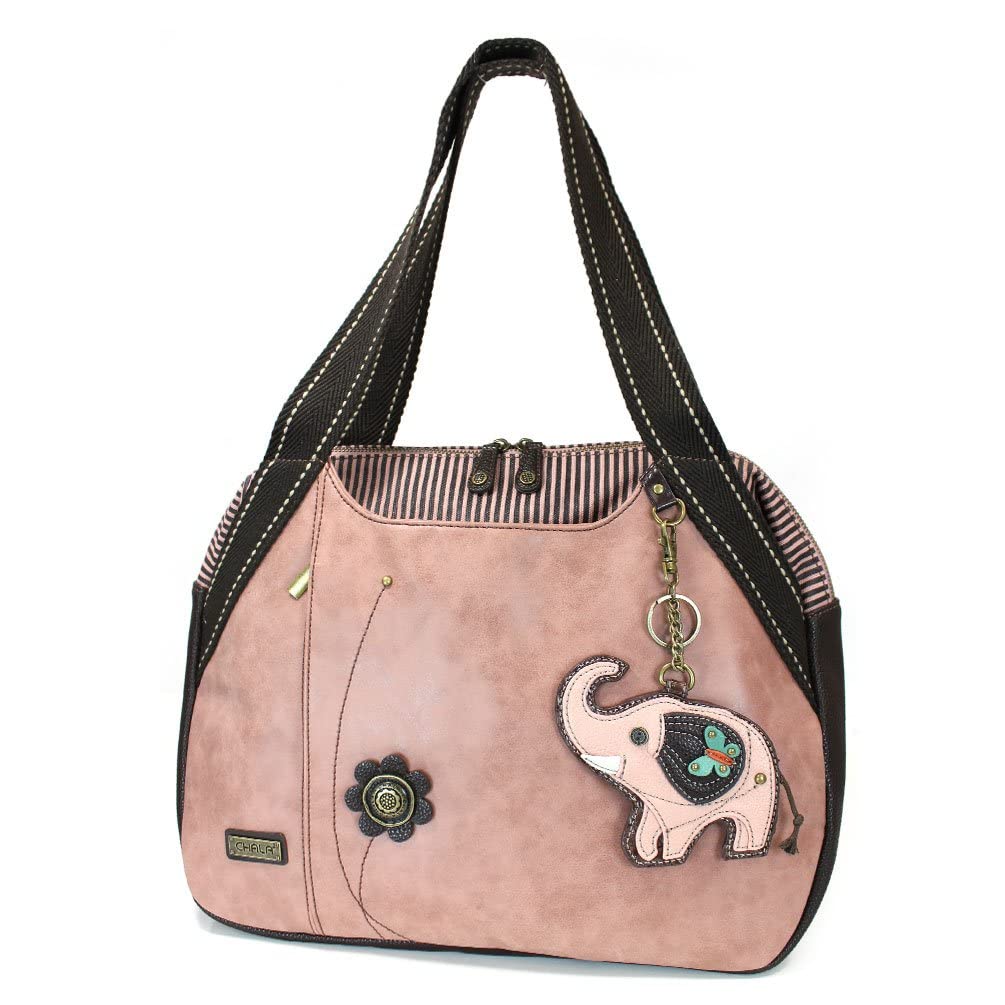 Chala Bowling Tote Bag for Women - Stylish Dusty Rose Handbag with Spacious Interior | Perfect for Bowling, Work, Gym & Everyday Use