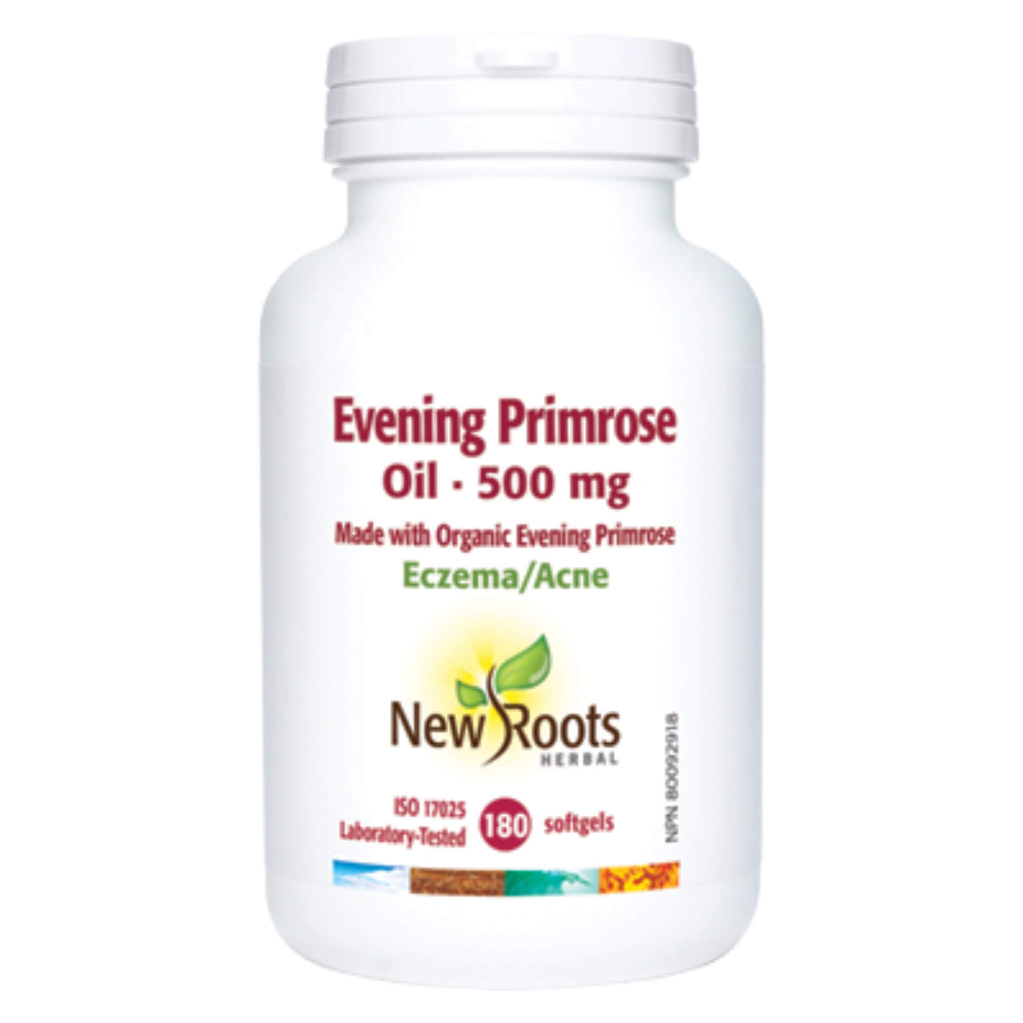 Certified Organic Evening Primrose Oil 500mg Softgels - Supports Hormonal Balance, Skin Health & PMS Relief - Perfect for Women's Wellness & Natural Skincare