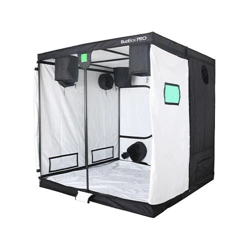 Bud Box Pro Tent White 200x200x220cm - Durable & Spacious Grow Tent for Indoor Gardening, Hydroponics & Plant Cultivation - Perfect for Home Growers & Commercial Use