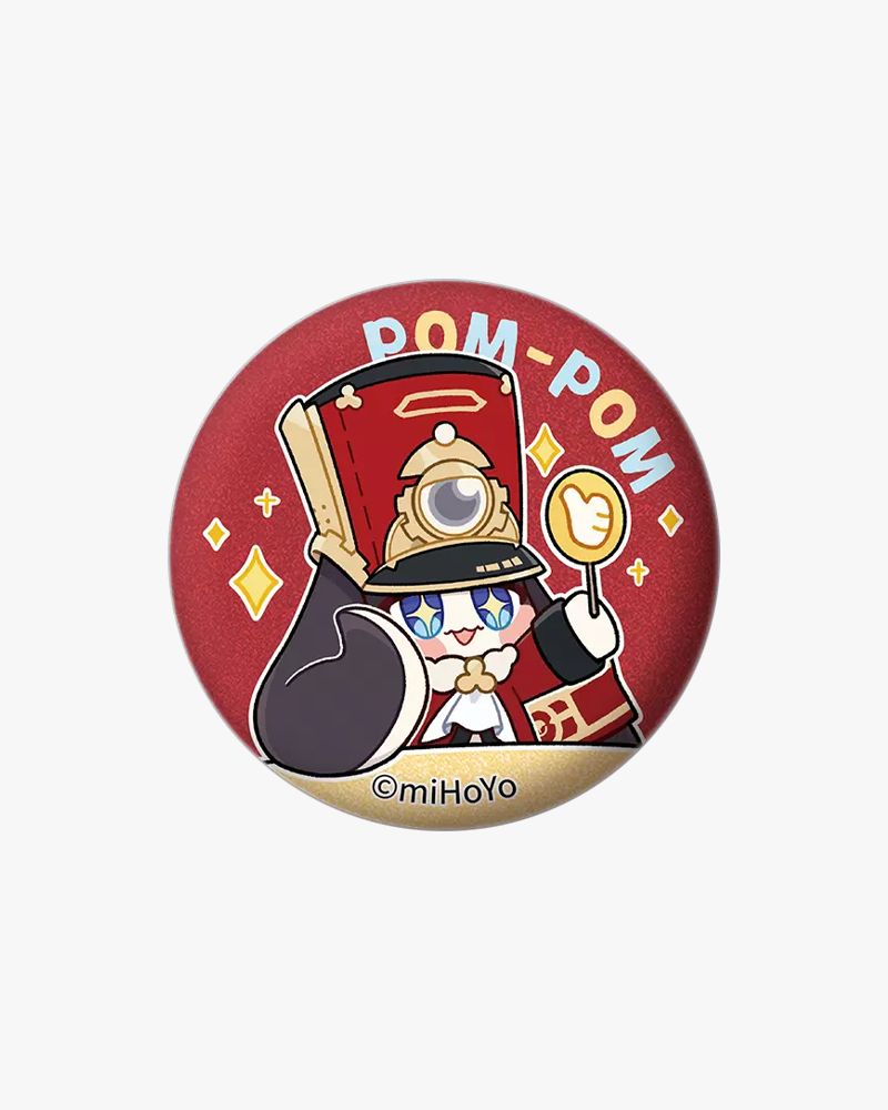 Honkai: Star Rail© Pom Pom Gallery Series Badge Set - Anime Collectible Pins for Cosplay, Backpacks & Gifts | Perfect for Fans & Merch Enthusiasts