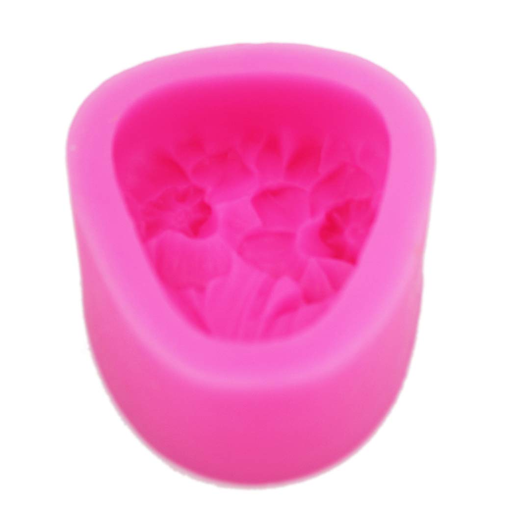 Premium Silicone Daffodil Flower Soap Molds - DIY Handmade Soap Making Kit for Bath Bombs, Candles & Crafts - Perfect for Home Spa, Gifts & Wedding Favors