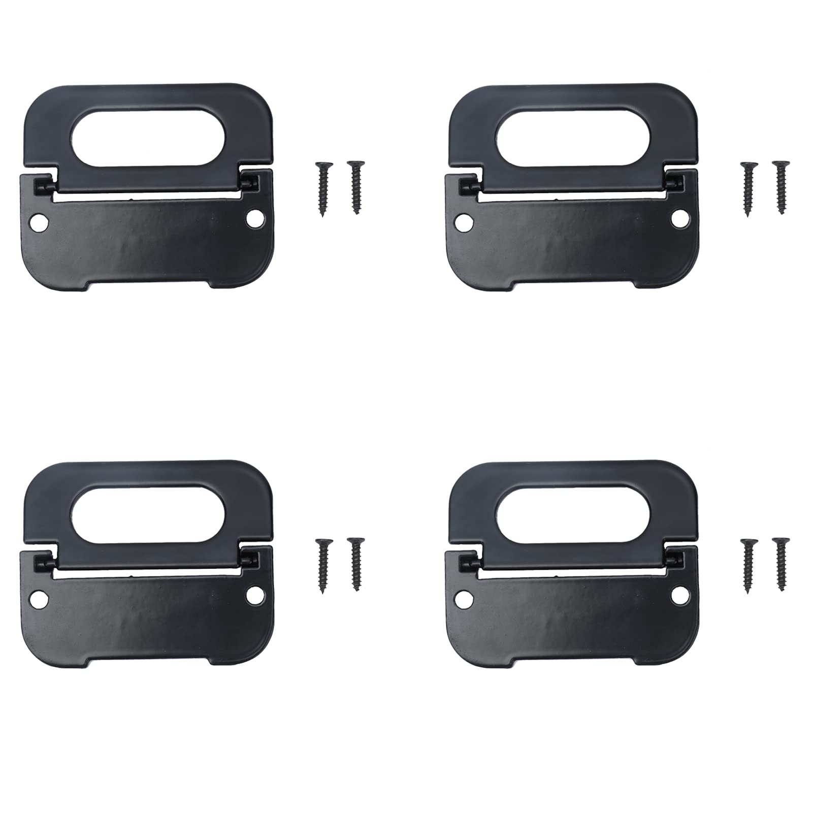 4Pcs Zinc Alloy Cabinet Handles - Strong Drawer Pulls for Sliding Doors & Windows