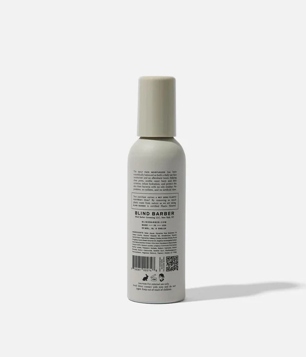 Blind Barber Watermint Gin Daily Face Moisturizer for Men - Hydrating & Refreshing Facial Cream with Natural Ingredients - Perfect for Daily Skincare Routine & Post-Shave Care