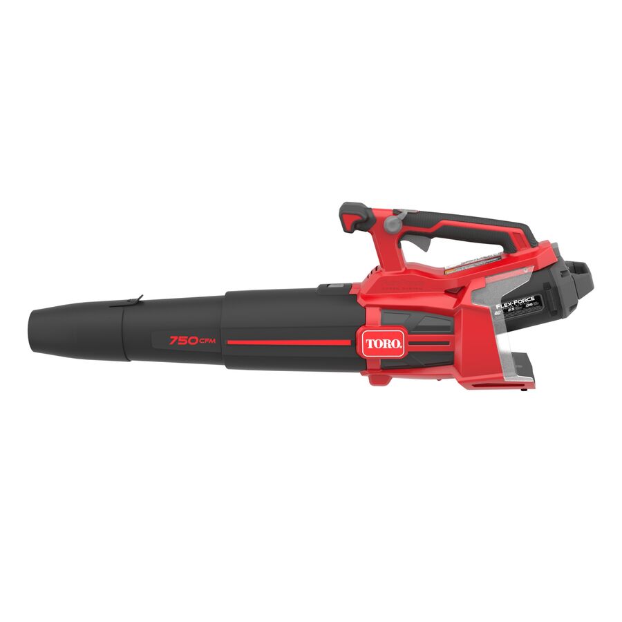 Toro 51826 60V MAX 750 CFM Brushless Leaf Blower - Cordless, Powerful & Quiet for Yard Cleanup, Lawn Care & Fall Leaves Removal
