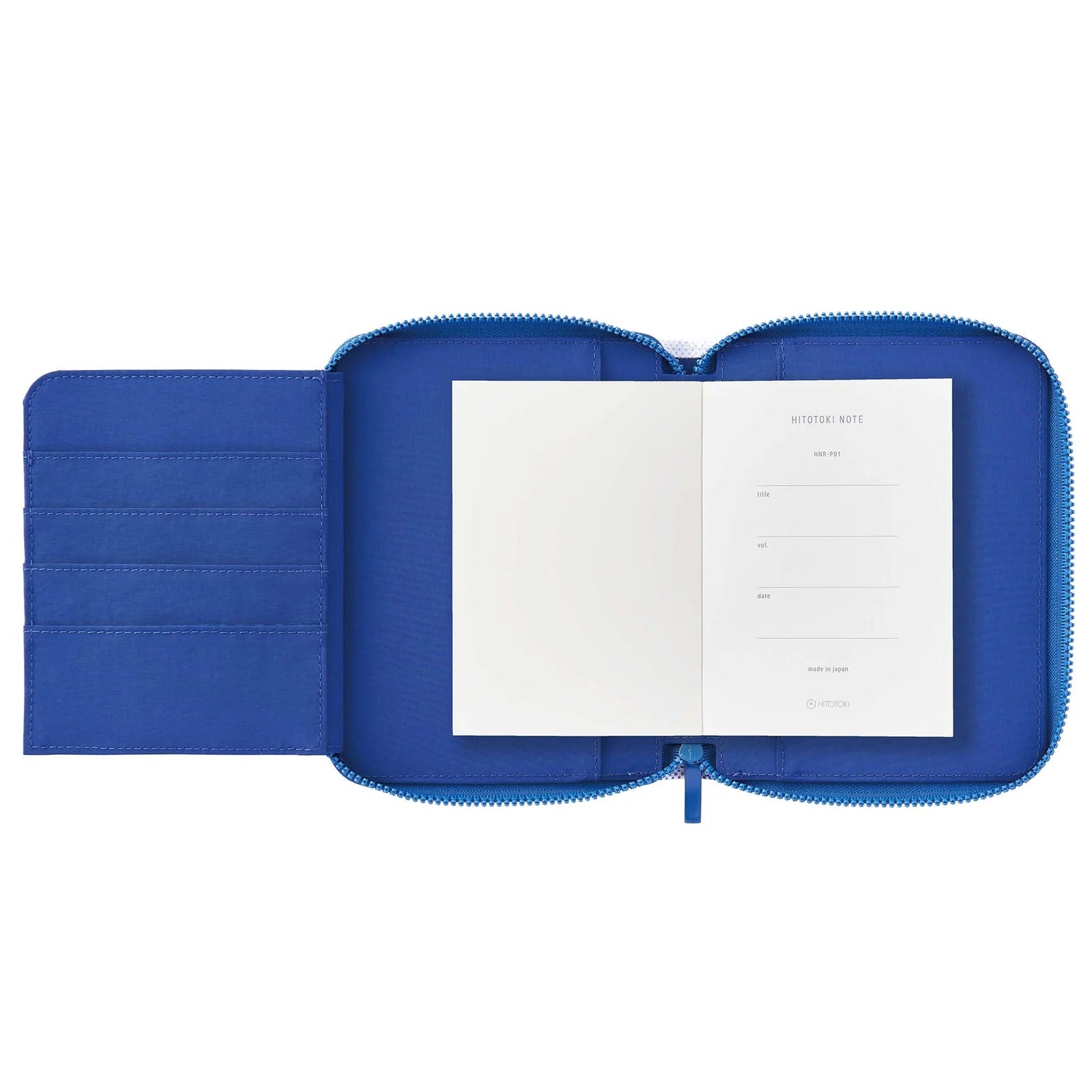 HITOTOKI NOTE Zipper Cover Passport Size - Premium Travel Organizer by KING JIM | Perfect for Passport, ID Cards & Travel Essentials Storage