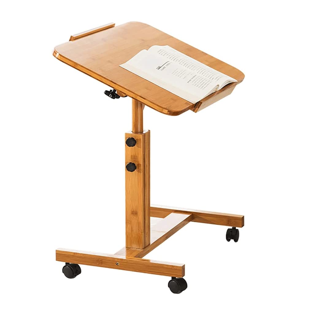 Adjustable Overbed Table with Wheels - 23.6