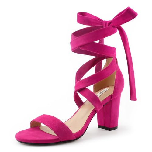 Fuchsia Suede