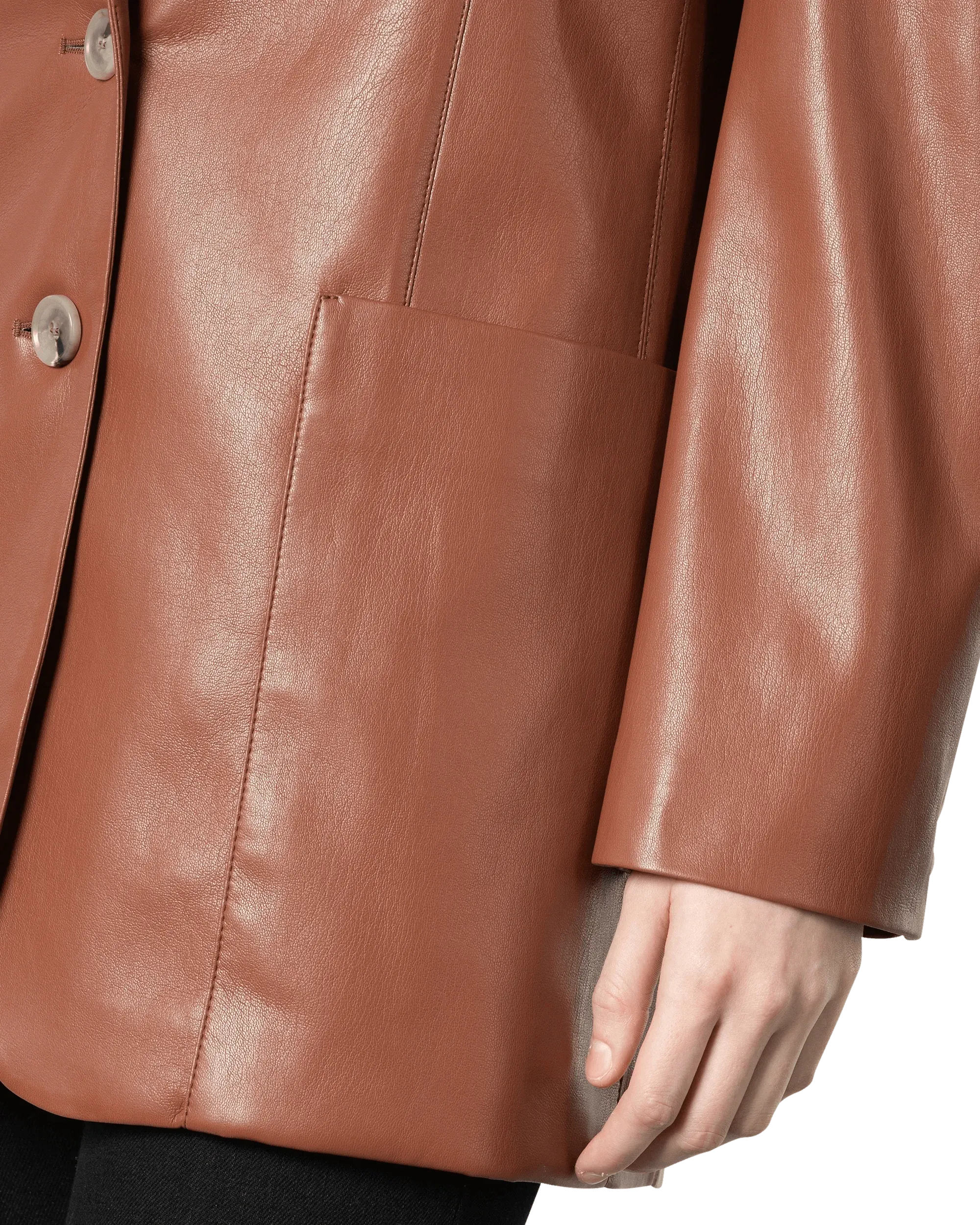 Evan Vegan Leather Jacket for Men - Stylish Faux Leather Motorcycle Jacket - Perfect for Casual Wear, Biker Outfits & Night Out