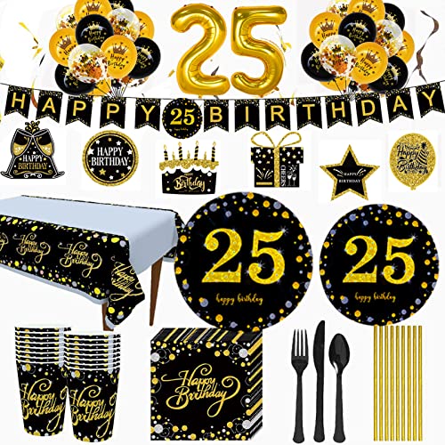 25th Birthday Party Supplies