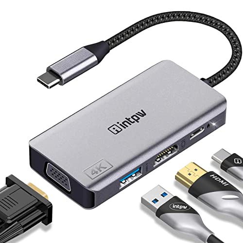 USB C to HDMI VGA Grey
