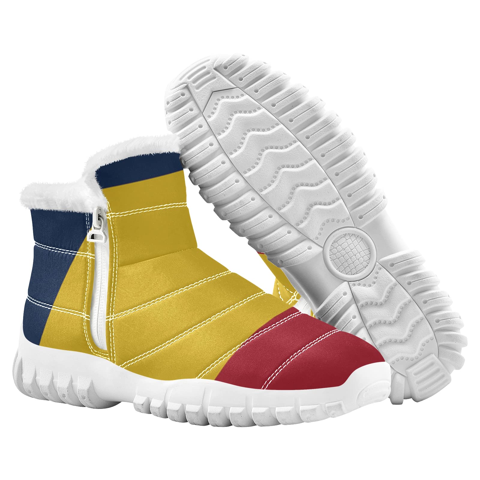 Women's Winter Snow Boots - Warm Furry Lined Waterproof Booties for Outdoor Activities | Cozy Slip-Resistant Boots for Snow, Hiking & Casual Wear