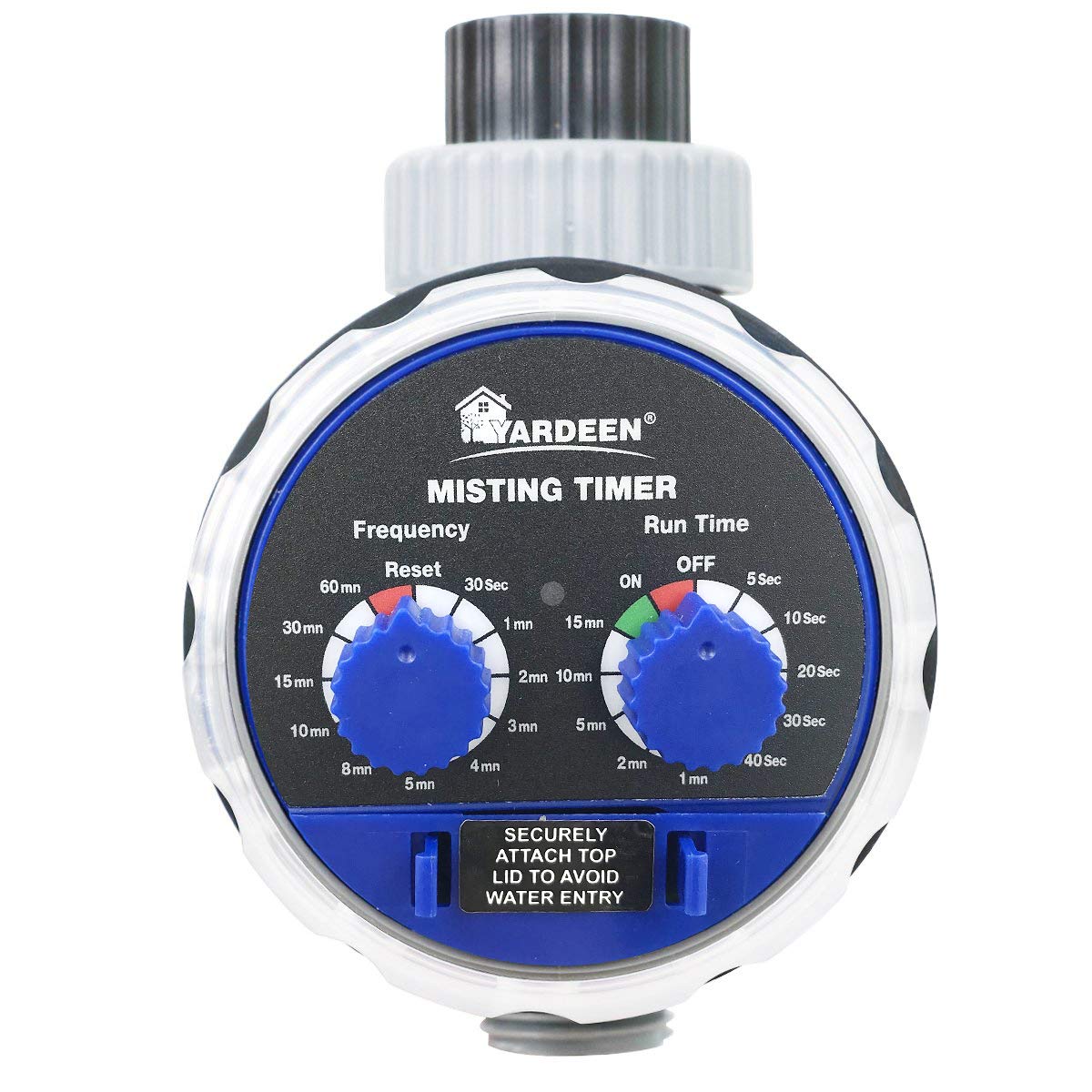 Automatic Electronic Water Timer for Garden Hose - Smart Irrigation Controller with Seconds Fogging & Watering - Perfect for Home, Lawn, and Outdoor Plant Care