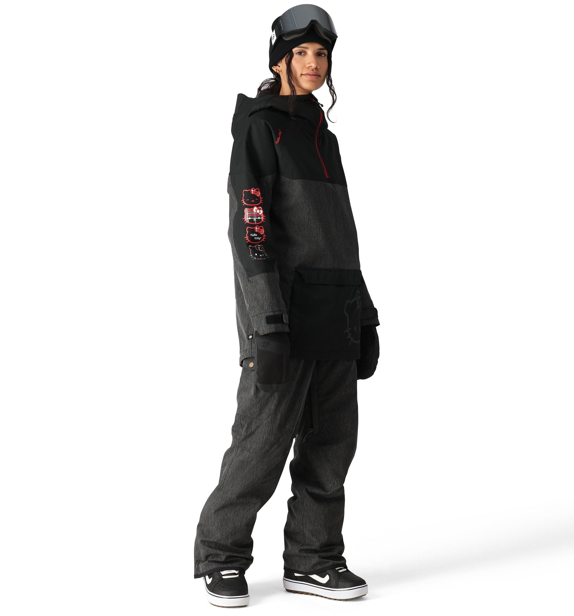 686 Women's Upton Insulated Anorak Jacket - Waterproof Winter Coat with Hood for Outdoor Activities, Hiking & Snowboarding (2025 Edition)