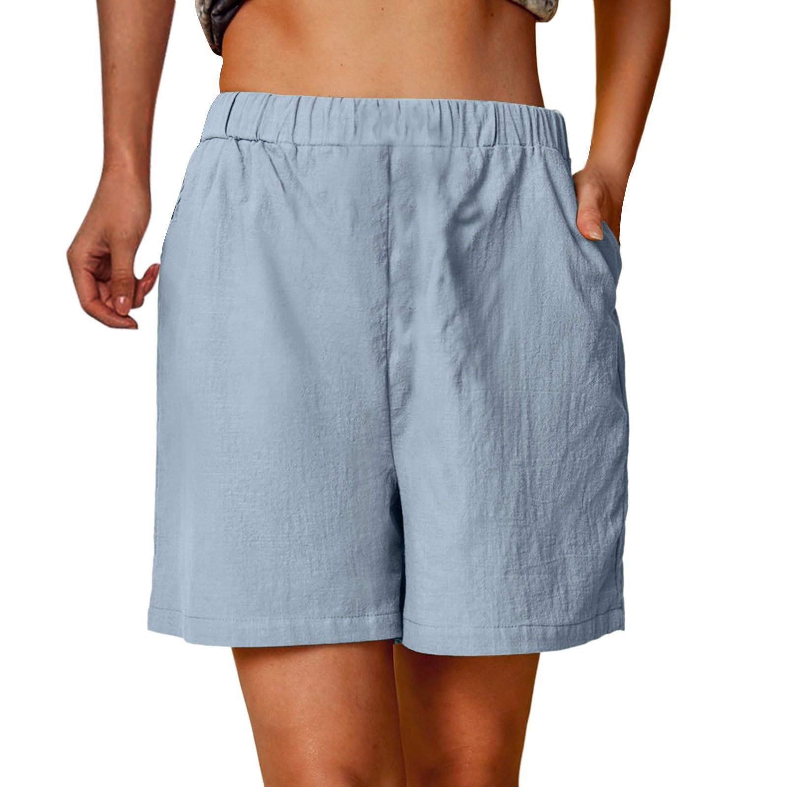 Women's Khaki Hiking Shorts - Quick Dry Athletic Shorts for Outdoor Adventures