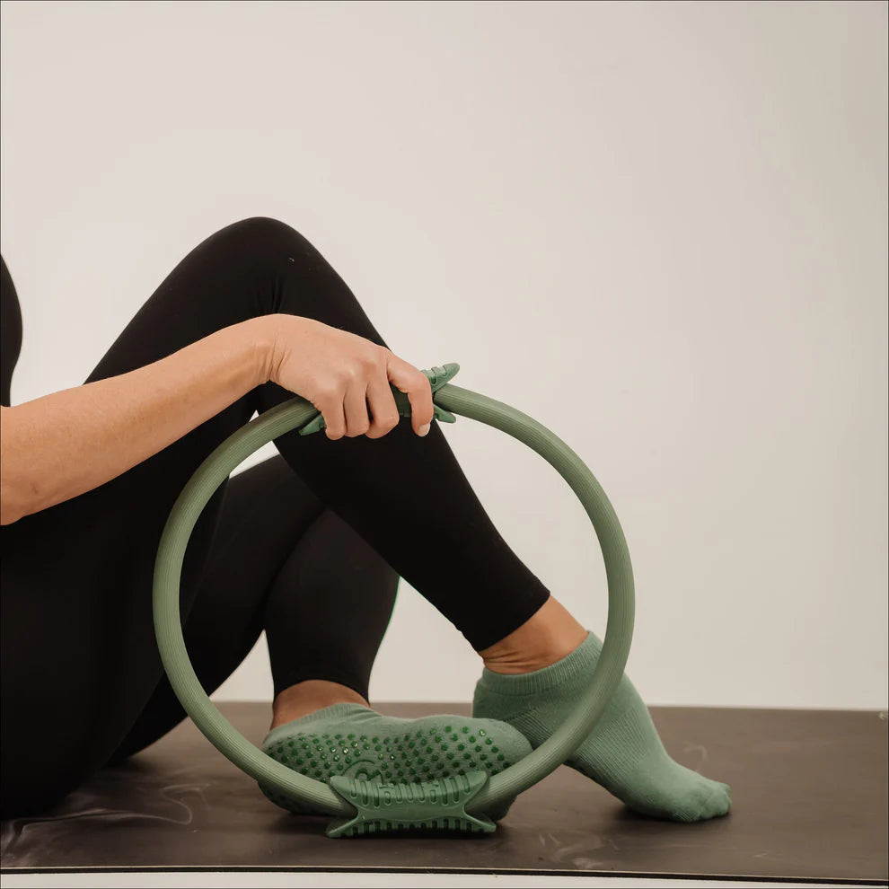 Premium Pilates Ring - High-Quality Fitness Resistance Circle for Home Workouts, Yoga & Strength Training | Ideal for Toning, Stretching & Core Exercises