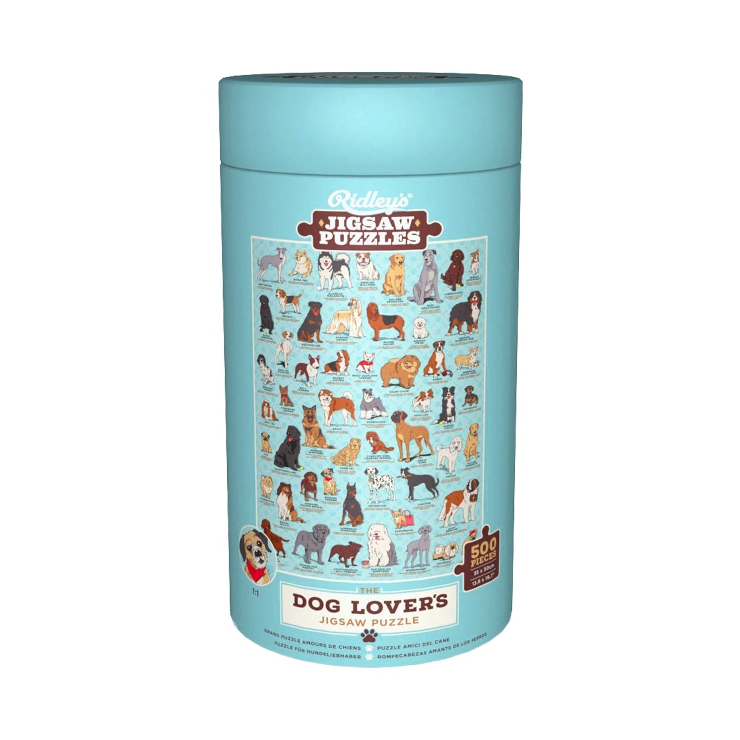 Dog Lover's 500 Piece Jigsaw Puzzle - Fun Family Activity & Home Decor for Puzzle Enthusiasts