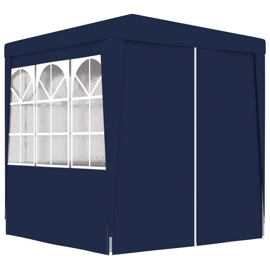 CHARMMA 6.6'x6.6' Blue Pop Up Canopy Tent - Waterproof Outdoor Party Wedding Gazebo for Backyard, Beach, Camping & Events - Portable Instant Shelter with UV Protection & Polyester Fabric