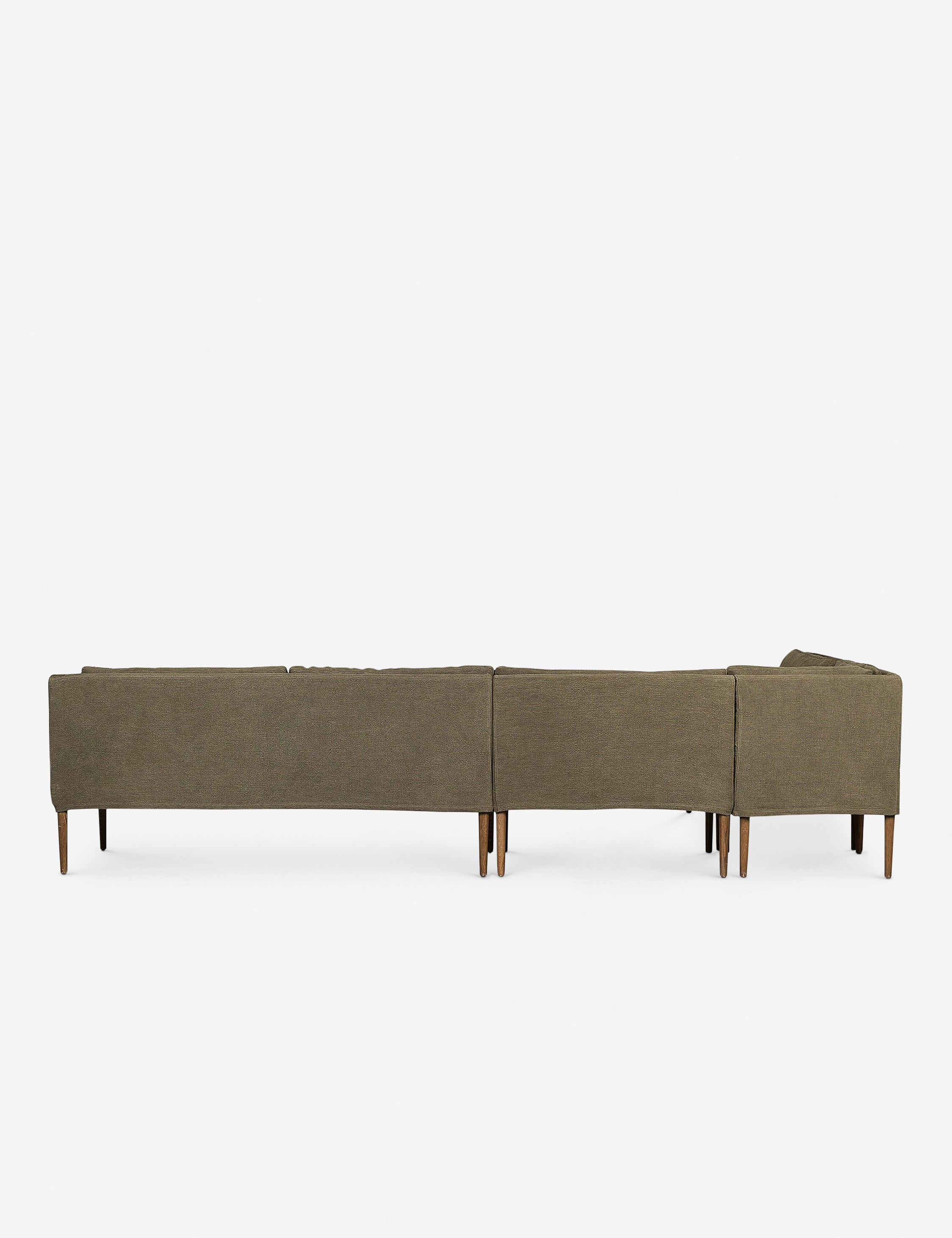 Aurelia Dining Banquette by Amber Lewis x Four Hands - Modern Upholstered Bench for Dining Room, Kitchen Nook & Entryway - Stylish Seating Solution for Home Decor