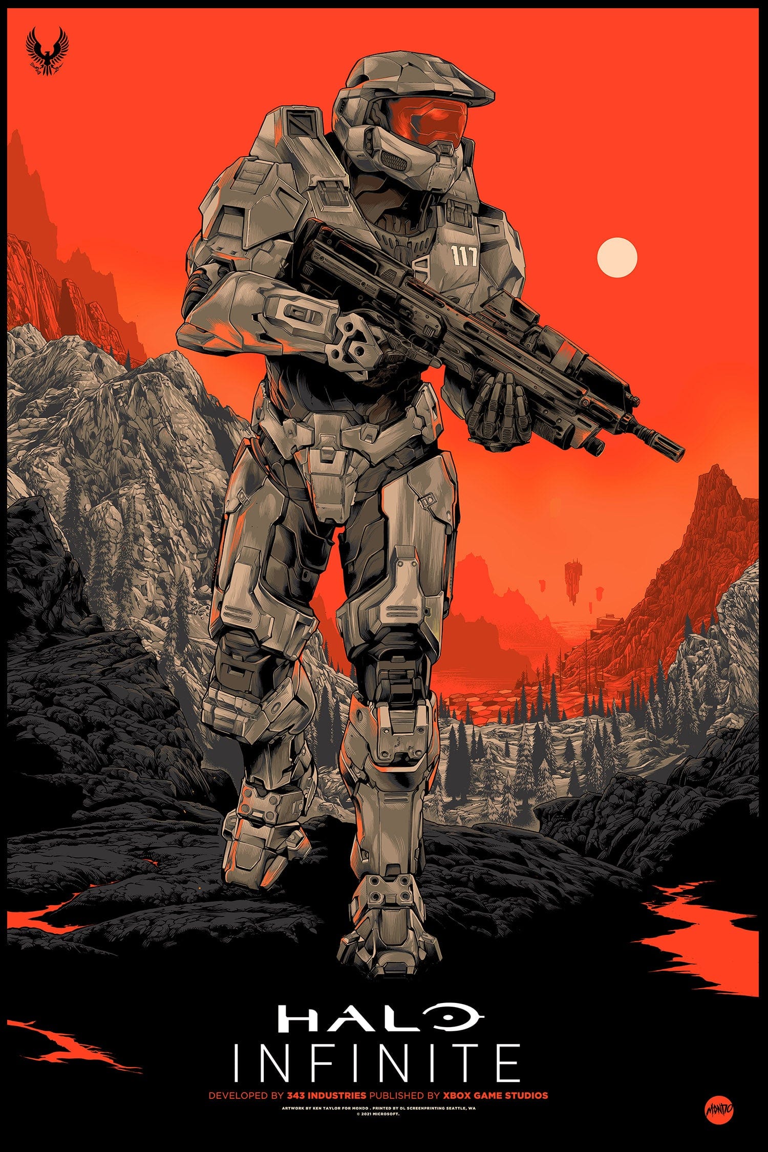 Halo Infinite: Forever We Fight - Official Licensed Portrait Poster for Gaming Room Decor, Wall Art & Gamer Gifts - Perfect for Xbox Fans & Collectors