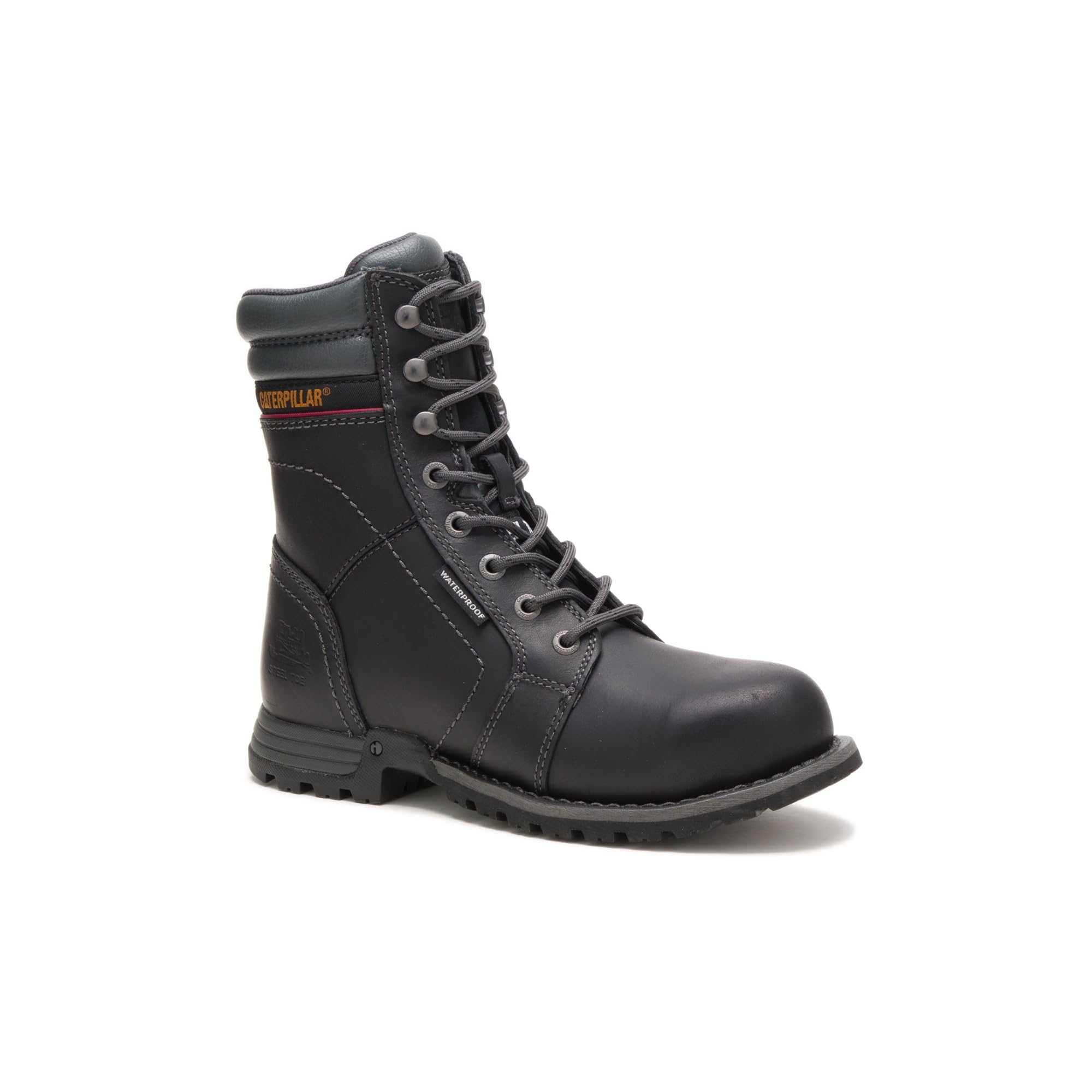Cat Footwear Women's Echo Waterproof Steel Toe Work Boot - Comfortable & Durable Safety Shoes for Construction, Landscaping & Outdoor Work