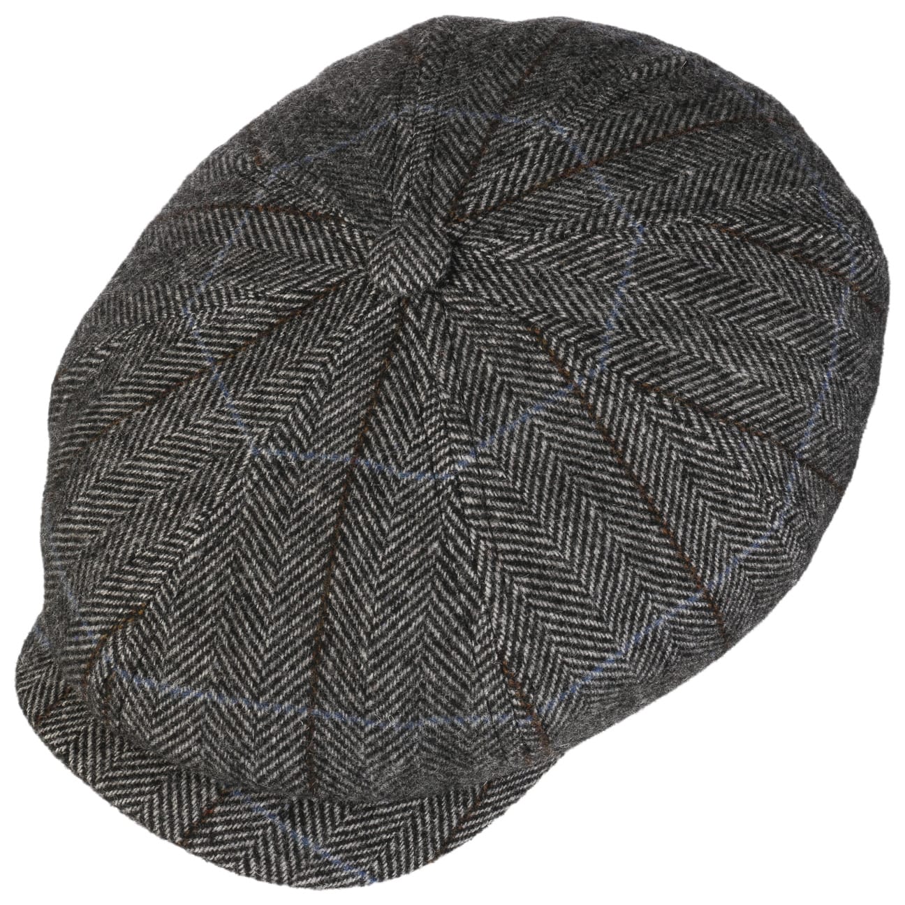 Stetson Hatteras Gallanger Wool Flat Cap for Men - Classic Winter Hat for Outdoor Activities, Travel & Casual Wear