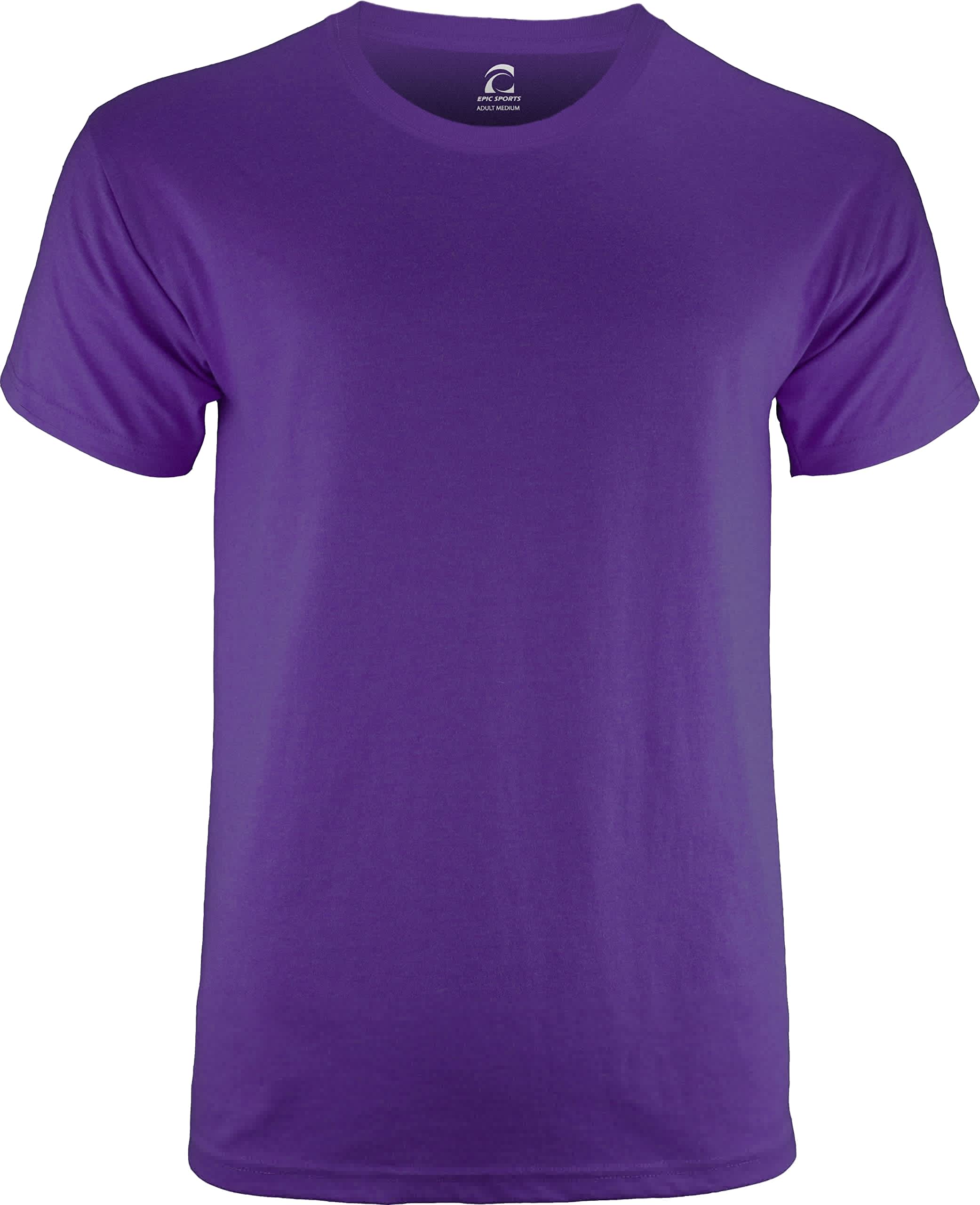 Epic Adult 5.6 Ounce Pre-Shrunk Heavy Cotton T-Shirt - Heather Blended Colors for Men & Women | Perfect for Casual Wear, Gym, and Everyday Outfits