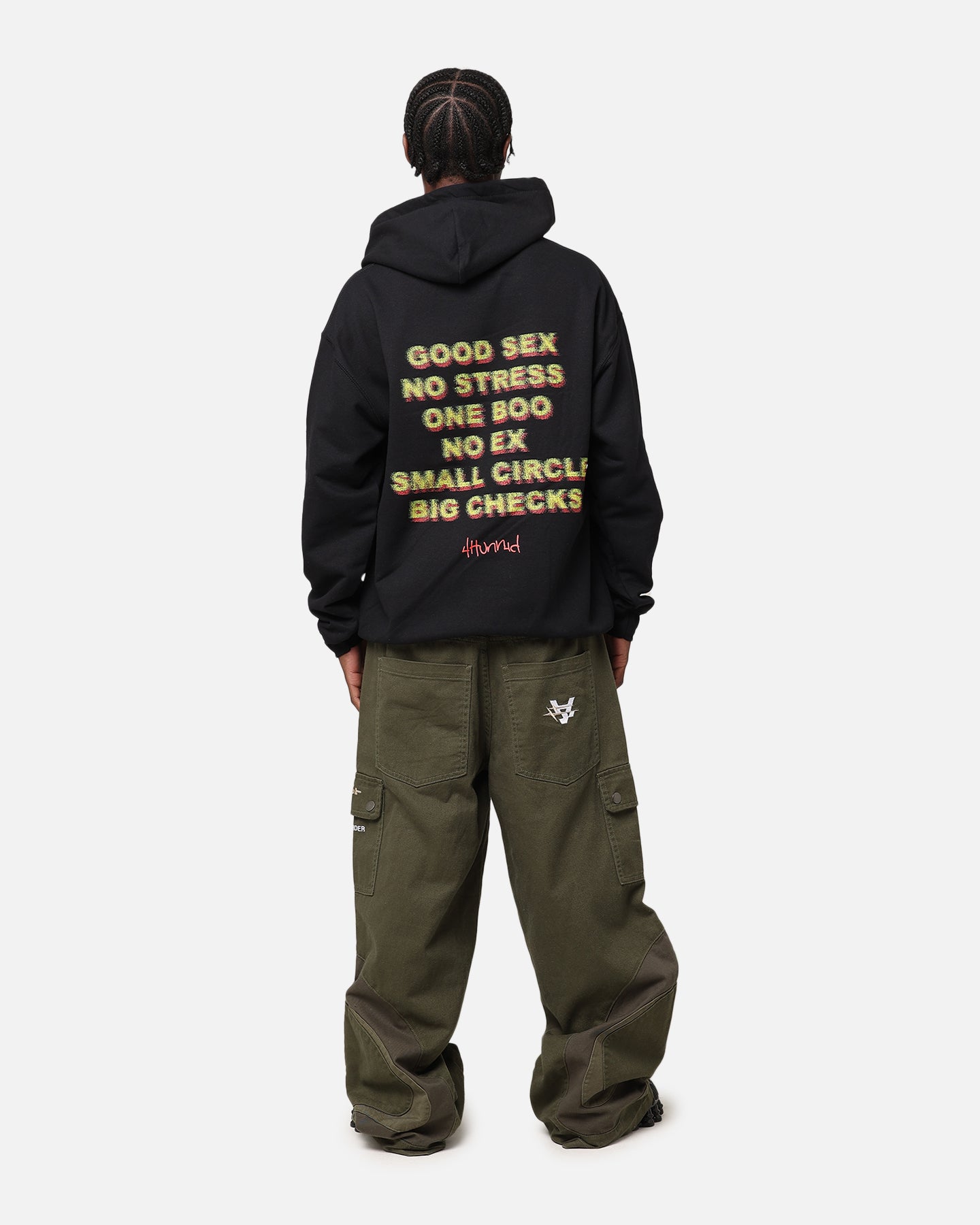 4HUNNID Good Sex Hoodie - Black Unisex Streetwear Hooded Sweatshirt for Urban Fashion & Nightlife