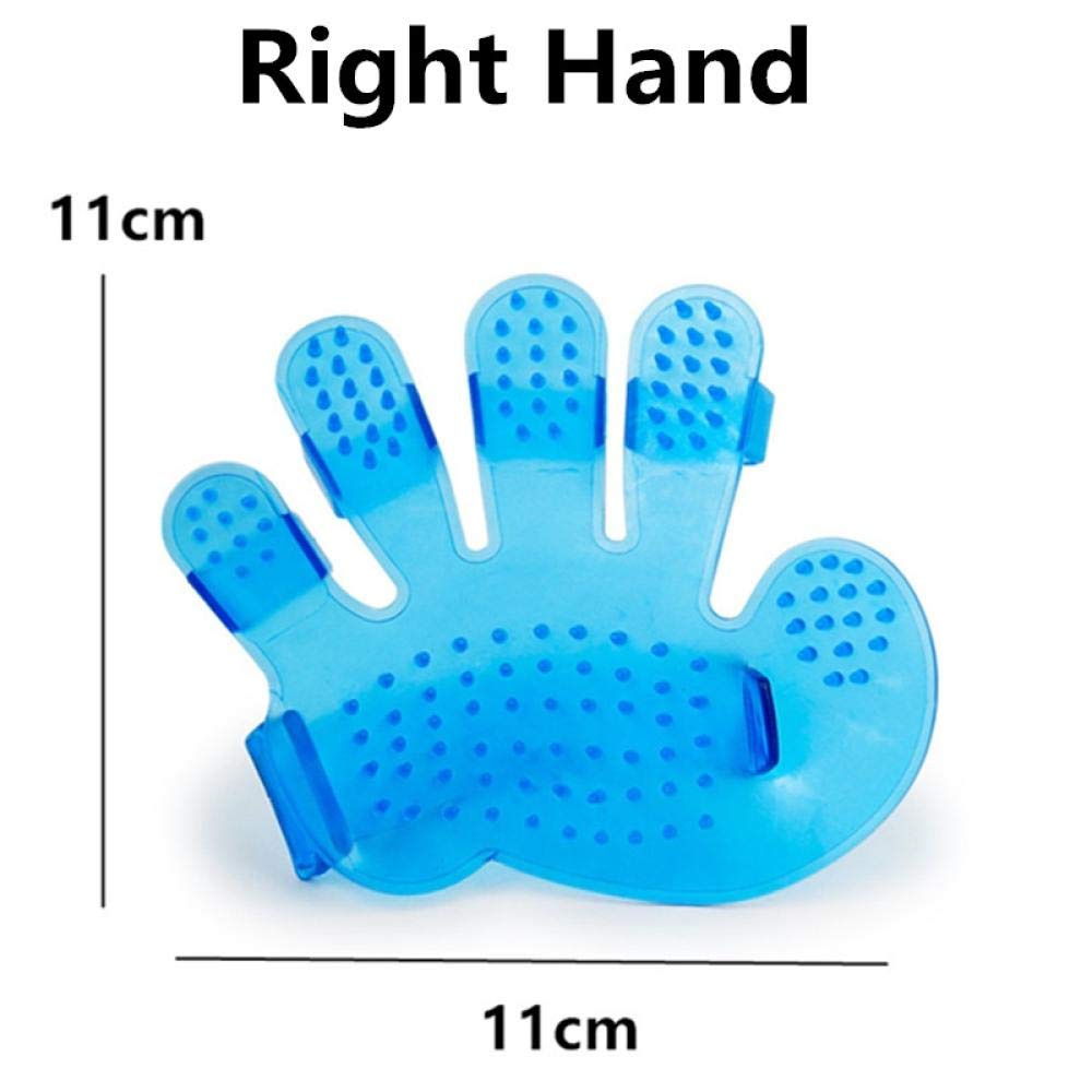 Pet Hair Remover Brush - Dog & Cat Grooming Brush for Shedding Control, Massage & Cleaning - Blue Deshedding Tool for Long/Short Hair Pets - Perfect for Home, Car & Furniture Use (1 Pack)