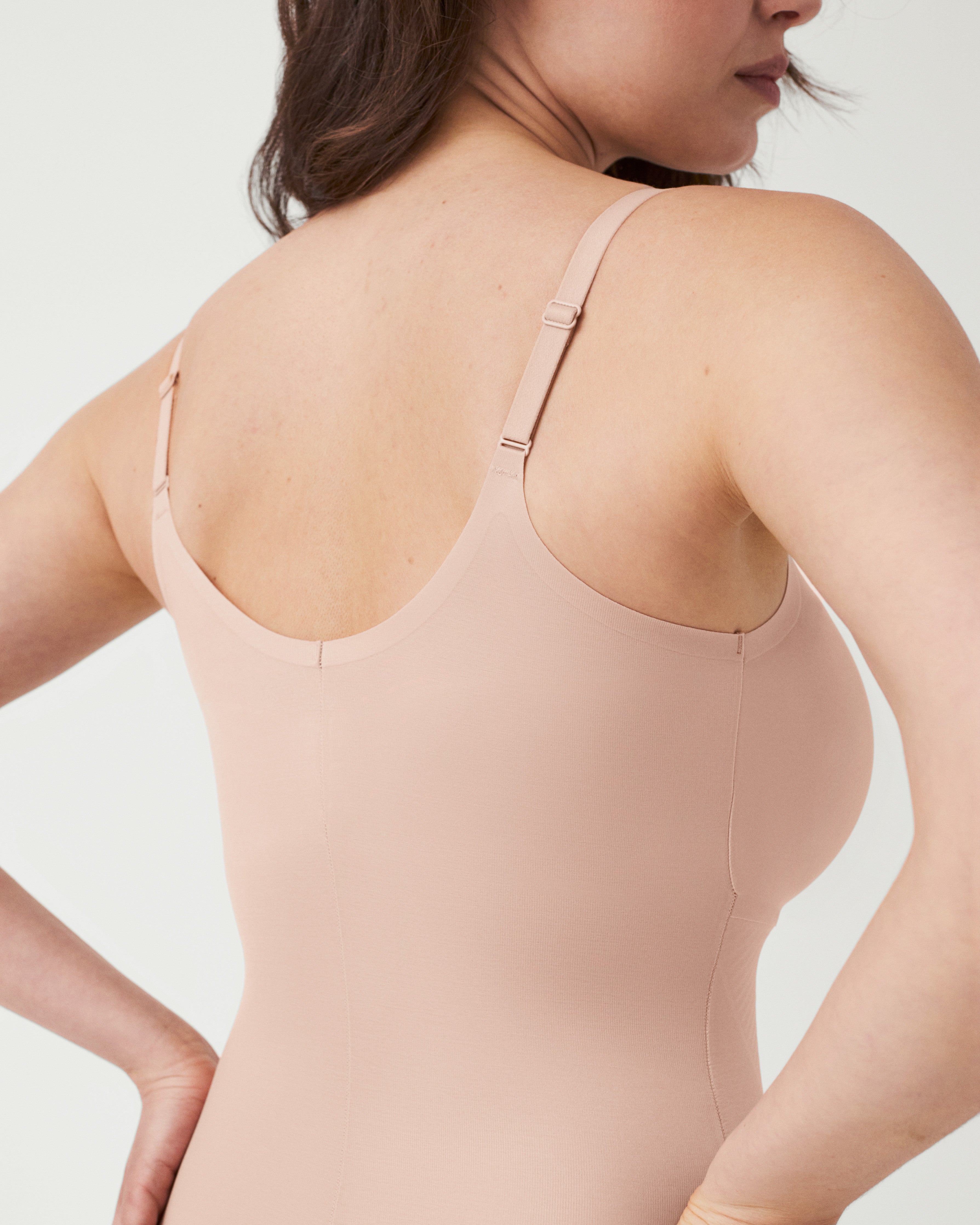 SPANX Shapewear Invisible Cami Thong Bodysuit for Women - Seamless Slimming Underwear for Everyday Wear & Layering