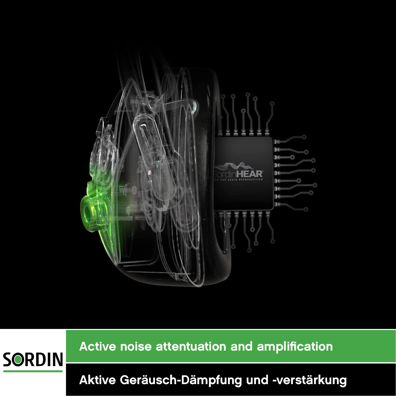 Sordin Supreme Pro-X Electronic Ear Protection for Hunting & Shooting - Active Noise Reduction, US Headband & Gel Cushions - Perfect for Range Shooting, Hunting, and Outdoor Sports